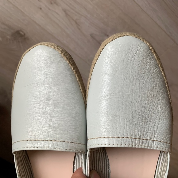 Light Blue Grey Espadrille Shoe Sz 38 / 7 to 7.5 - Picture 3 of 8